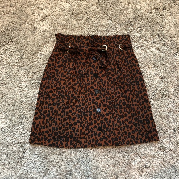 BeBop Dresses & Skirts - BEBOP ANIMAL PRINT SKIRT
